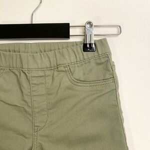 H&M Girls Olive Green Skinny Pull-On Treggings | Size 8